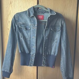 edc by Esprit Blue Denim Jacket with Ribbed Hem item27